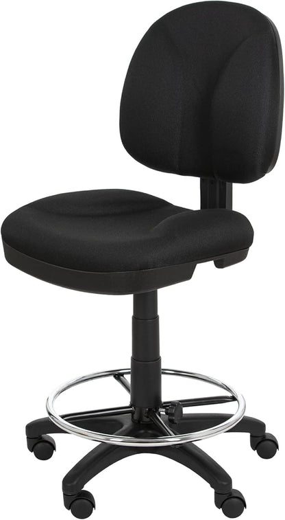 OEF Furnishings Comfort Office Stool, 24.5"-34.5" Height