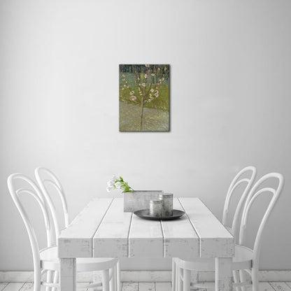 Wieco Art Almond Tree in Blossom by Van Gogh Famous Oil Paintings Reproduction Classic Canvas Prints Wall Art Abstract Flowers Pictures for Home Decor Modern Stretched and Framed Landscape Artwork