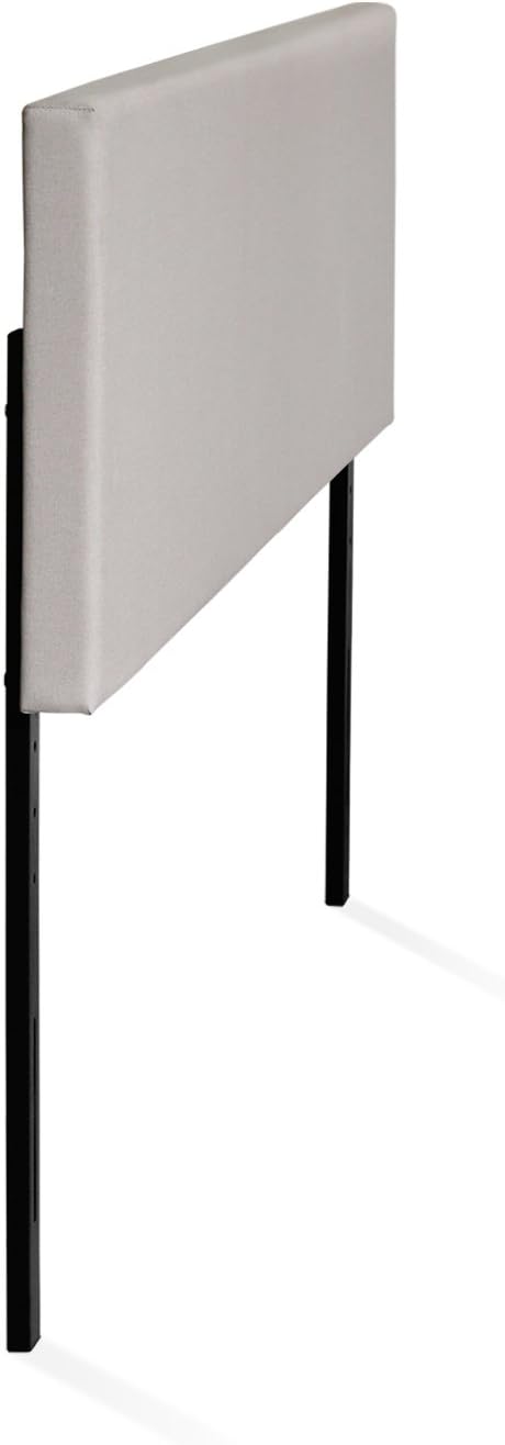 FURINNO Roanne Plain Headboard, King, Fog