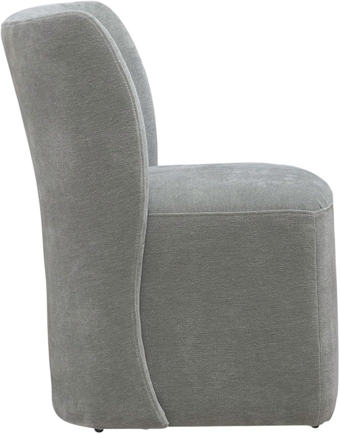 Liberty Furniture Accent Dining Chair with Castors - Rounded Back - Sapphire Upholstry