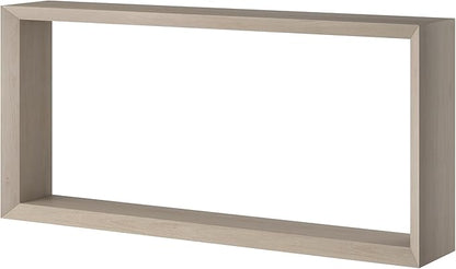 Henn&Hart 64'' Wooden Rectangular Console Table Entryway Table, Sofa Table with Wooden Shelf for Entryway, Living Room, Couch, Hallway, or Office, Alder White