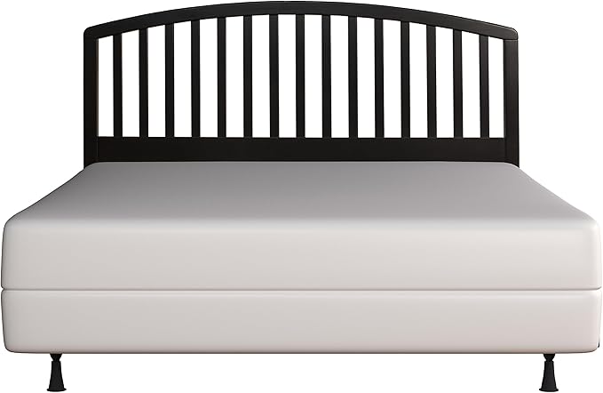 Hillsdale Furniture Carolina Headboard with Rails, Full/Queen, Black
