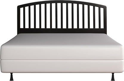 Hillsdale Furniture Carolina Headboard with Rails, Full/Queen, Black
