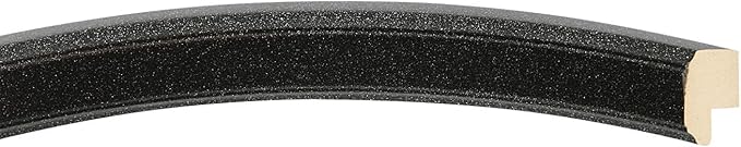 OVALCREST Oval Beveled Wall Mirror for Home Decor - Toronto Style - Black Silver - 26" x 20"