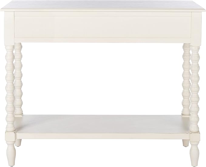 SAFAVIEH Home Collection Athena Distressed White 2-Drawer Console Table