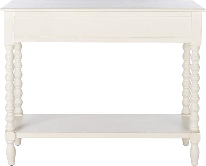 SAFAVIEH Home Collection Athena Distressed White 2-Drawer Console Table