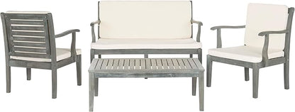 SAFAVIEH 4-Piece Outdoor Collection Fresno Patio Set