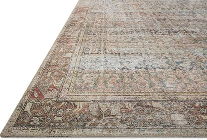 Loloi Amber Lewis Georgie Collection GER-09 Multi/Spice 3'-9" x 5'-6", .19" Pile Height, Accent Rug