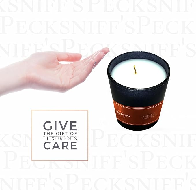 Pecksniffs Black Magnolia & Ginger Scented Candle | 1 Wick, 184g/6.49oz