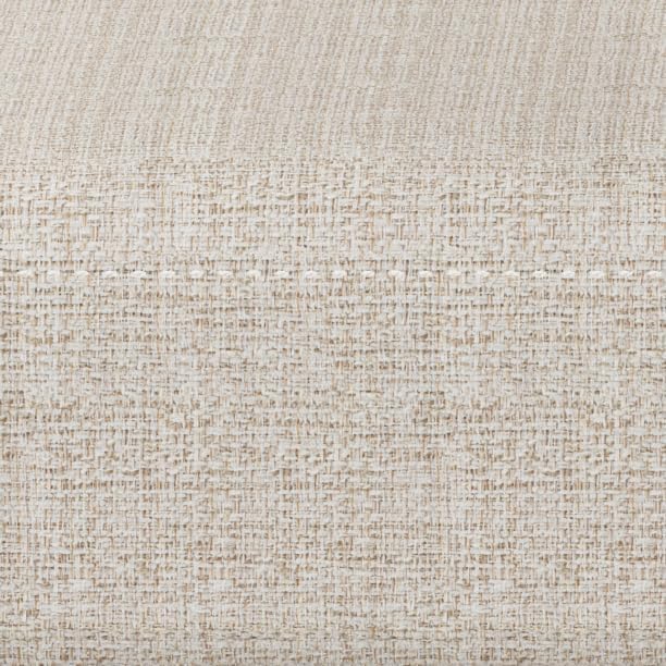 SIMPLIHOME Milltown 27 inch Wide Contemporary Rectangle Footstool Ottoman Bench in Platinum Tweed Look Fabric, Assembled, for the Living Room and Bedroom