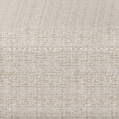 SIMPLIHOME Milltown 27 inch Wide Contemporary Rectangle Footstool Ottoman Bench in Platinum Tweed Look Fabric, Assembled, for the Living Room and Bedroom