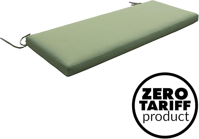 Tommy Bahama Bench Cushion, 48" X 16" X 2.5", Bamboo Bay Pear
