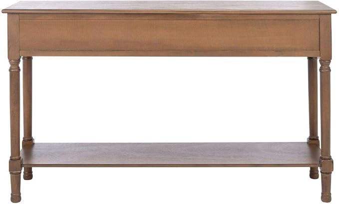 SAFAVIEH Home Collection Landers Brown 3-Drawer Console Table CNS5711C
