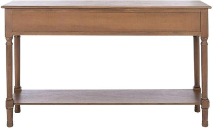 SAFAVIEH Home Collection Landers Brown 3-Drawer Console Table CNS5711C