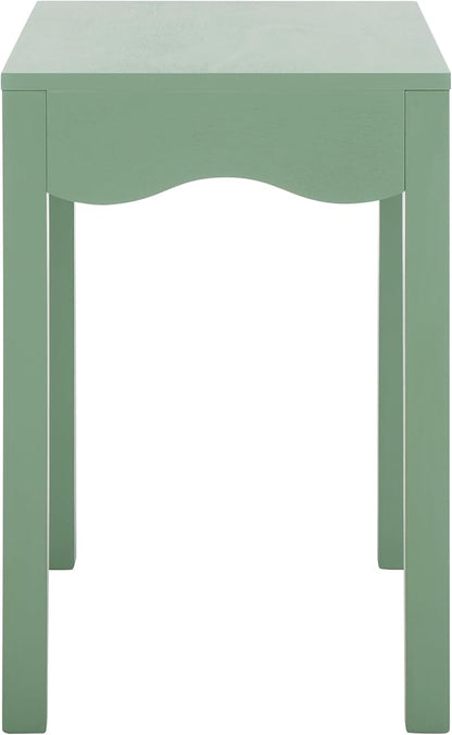 SAFAVIEH Home Collection Litith Sage Square Wave Accent Table