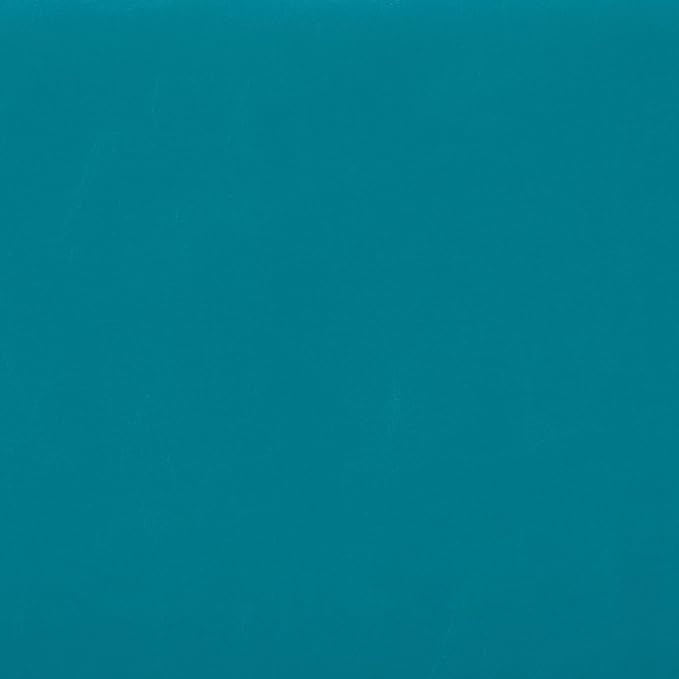 SIMPLIHOME Hamilton 48 inch Wide Transitional Rectangle Storage Ottoman in Mediterranean Blue Vegan Faux Leather, Assembled, For the Living Room, Entryway and Family Room