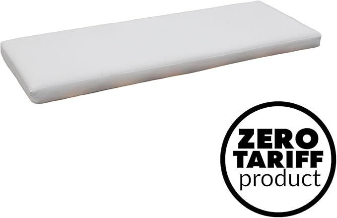 Tommy Bahama Bench Cushion, 44" X 16" X 2.5", Bamboo Bay Bone