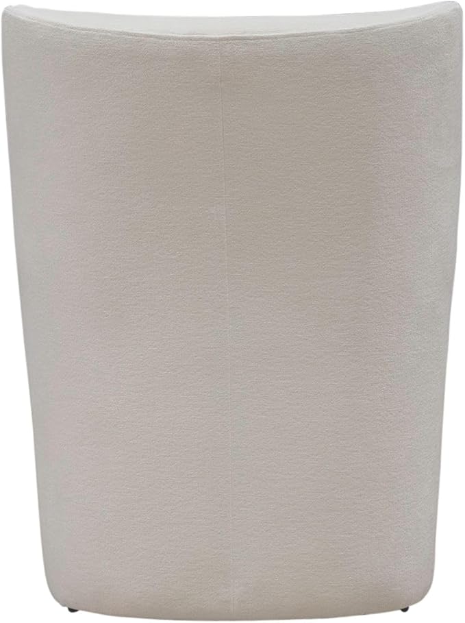 Liberty Furniture Accent Dining Chair with Castors - Rounded Back - Ivory Upholstry