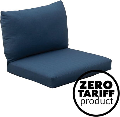 Tommy Bahama Deep Seating Lounge Cushion, 26" X 26" X 4", Bamboo Bay Cobalt