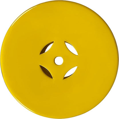 JONATHAN Y TBL1022E Lucky Coins 16" Chinese Ceramic Drum Indoor/Outdoor Garden Stool Bohemian, Coastal, Cottage, French Country, Traditional, for Living Room, Garden Room, Patio, Matte Yellow