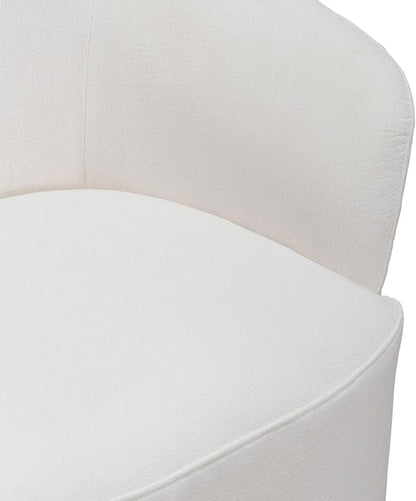 Liberty Furniture Accent Dining Chairs with Castors - Squared Arm - Ivory Upholstry - Set of Four