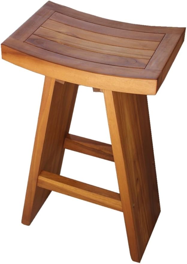 AquaTeak The Original 30" Tall Asia Teak Bar Stool
