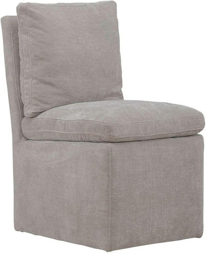 Liberty Furniture Accent Dining Chair with Castors - Squared Back - Truffle Upholstry