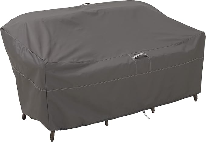 Classic Accessories Ravenna Water-Resistant 104 Inch Patio Sofa/Loveseat Cover, Patio Furniture Covers