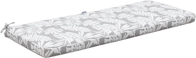 Tommy Bahama Bench Cushion, 48" X 16" X 2.5", Tropical Chrome