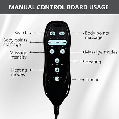 PELUMY Manual Lift Recliner Chair with Massage and Heat for Elderly, Single Motor Electric Lift Chair, Heavy Duty Recliner with USB Charging & Side Pockets (Chenille, Black)