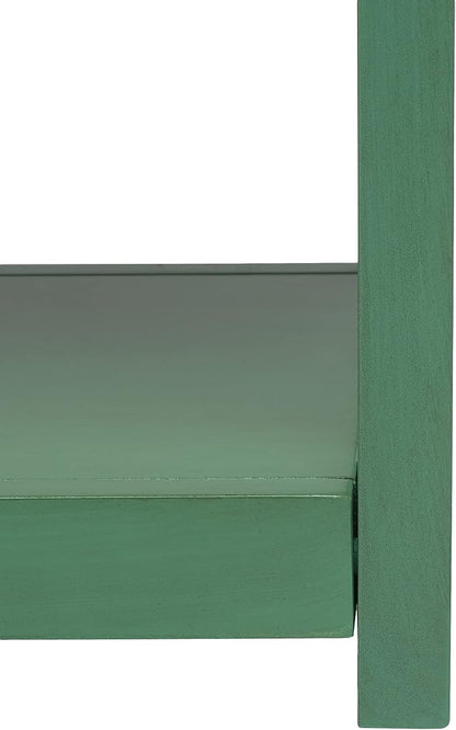SAFAVIEH Home Collection Sadie Contemporary Turquoise Green 2-Drawer Console Table (Fully Assembled)