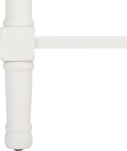 Safavieh Home Collection Haines White 4-Drawer Bottom Shelf Console Table