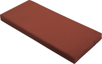 Classic Accessories Ravenna Water-Resistant 42 x 18 x 3 Inch Outdoor Bench/Settee Cushion, Patio Furniture Swing Cushion, Spice, Patio Loveseat Cushion