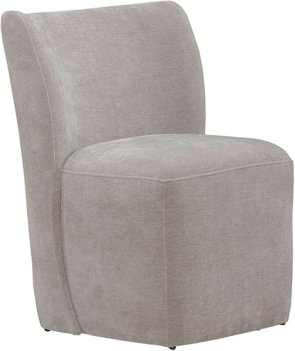 Liberty Furniture Accent Dining Chairs with Castors - Rounded Back - Truffle Upholstry - Set of Four