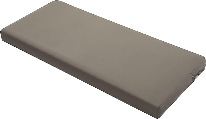 Classic Accessories 62-014-TAUPE-EC Ravenna Bench/Settee Cushion, 1 Count (Pack of 1), Dark Taupe, Patio Loveseat Cushion