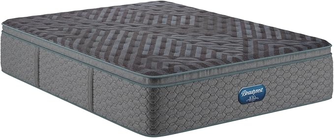 Beautyrest Days End Medium Firm Pillow Top 14.75" Mattress - Queen - Cooling Tech, Supportive Durable Pocketed Coils, Pressure Relief, Motion Separation; 100 Night Sleep Trial and 10 Year Warranty