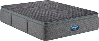 Beautyrest Days End Medium Firm Pillow Top 14.75" Mattress - Twin - Cooling Tech, Supportive Durable Pocketed Coils, Pressure Relief, Motion Separation; 100 Night Sleep Trial and 10 Year Warranty