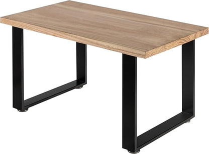 Bench Legs16 Inch，Metal Table Legs16”H x 17.7”W, Furniture Desk Chair Legs,Coffee Table Legs， Set of 2, Black