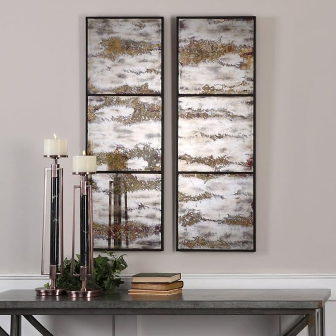 Uttermost Rahila 2-Piece 42" High Framed Wall Art Set