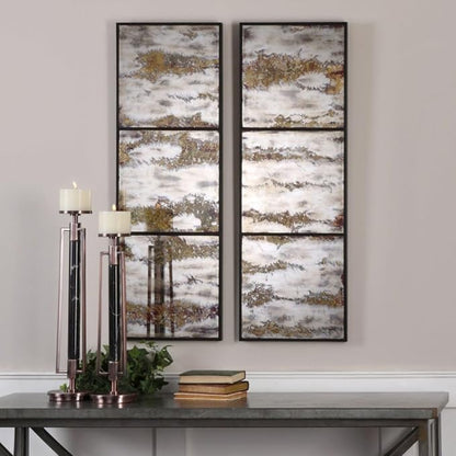 Uttermost Rahila 2-Piece 42" High Framed Wall Art Set