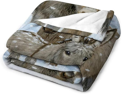 Donkey Gifts for Girls & Women - Soft, Warm & Cozy Fleece Throw Blanket for Kids & Adults - 40"x50"