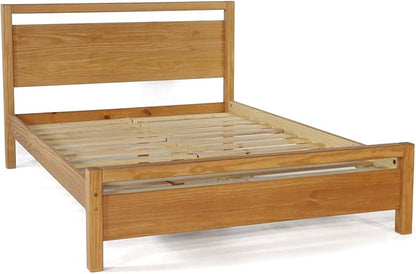 Grain Wood Furniture Loft Full Size Solid Wood Bed, Acacia