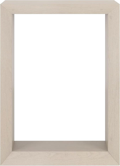 Henn&Hart 22'' Wooden Rectangular Console Table Entryway Table, Sofa Table for Entryway, Living Room, Couch, Hallway, or Office, Alder White