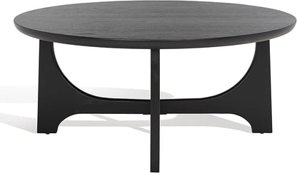 SAFAVIEH Couture Collection Sasha Contemporary Black Round Coffee Table