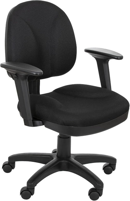 OEF Furnishings Comfort Office Chair, 18"-22", Black