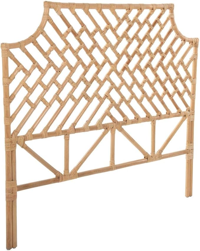 Kouboo Rattan Chippendale Headboard, Full Size, Natural