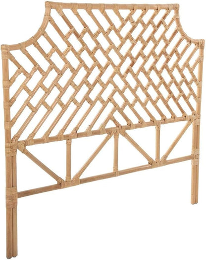 Kouboo Rattan Chippendale Headboard, Full Size, Natural