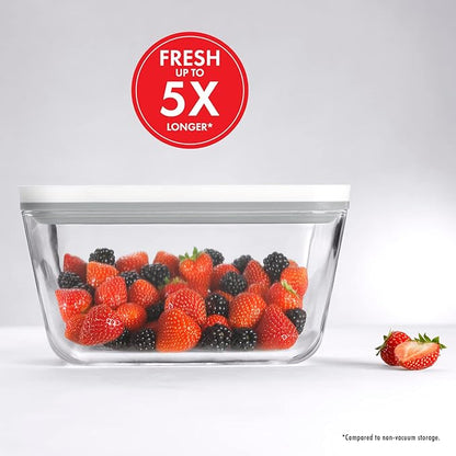 ZWILLING Fresh & Save 3-pc Glass Food Storage Container, Meal Prep Container- Assorted Sizes