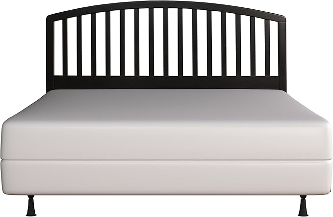 Hillsdale Furniture Carolina Headboard with Rails, Full/Queen, Black