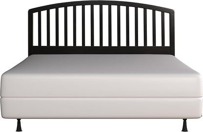 Hillsdale Furniture Carolina Headboard with Rails, Full/Queen, Black